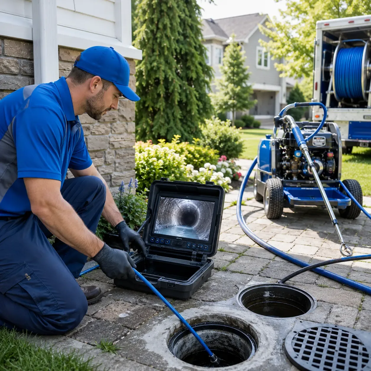 Outdoor drain cleaning professionals serving Bromide, OK